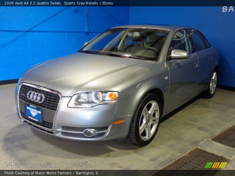 Quartz Gray Metallic / Ebony 2006 Audi A4 3.2 quattro Sedan