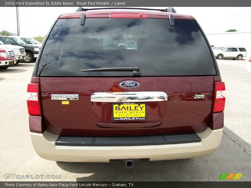 Royal Red Metallic / Camel 2009 Ford Expedition EL Eddie Bauer