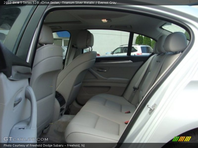 Titanium Silver Metallic / Everest Gray 2012 BMW 5 Series 528i xDrive Sedan