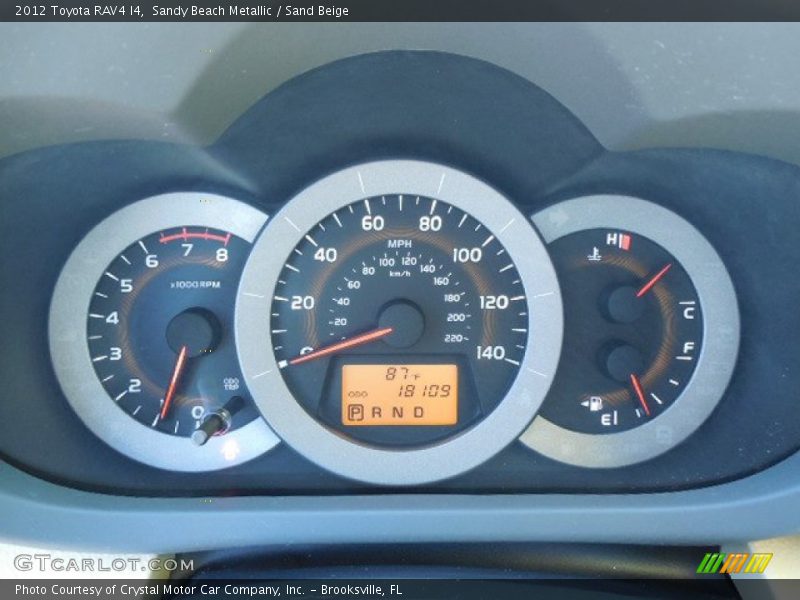 Sandy Beach Metallic / Sand Beige 2012 Toyota RAV4 I4