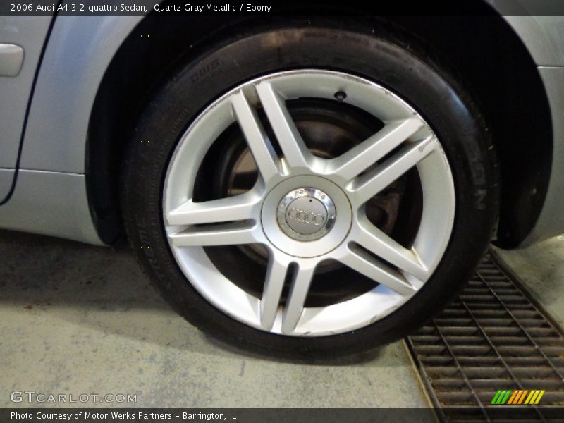 Quartz Gray Metallic / Ebony 2006 Audi A4 3.2 quattro Sedan