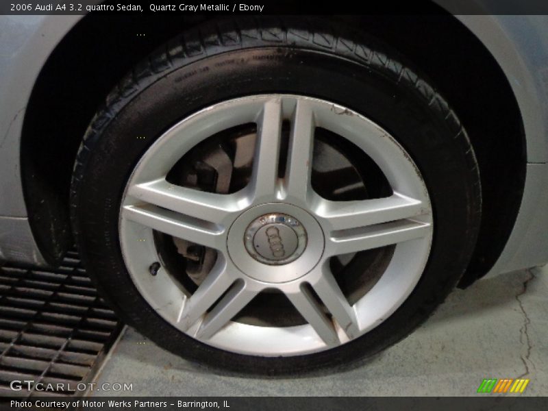 Quartz Gray Metallic / Ebony 2006 Audi A4 3.2 quattro Sedan