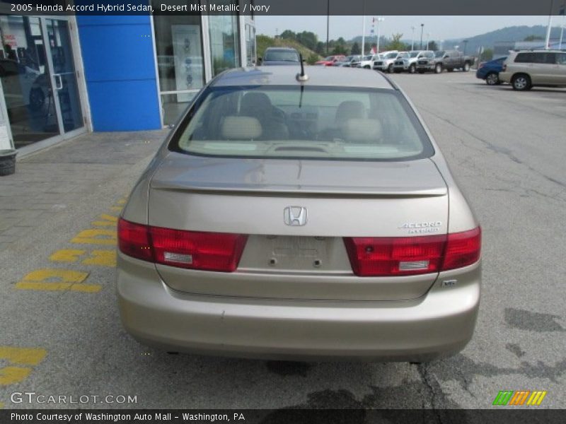 Desert Mist Metallic / Ivory 2005 Honda Accord Hybrid Sedan