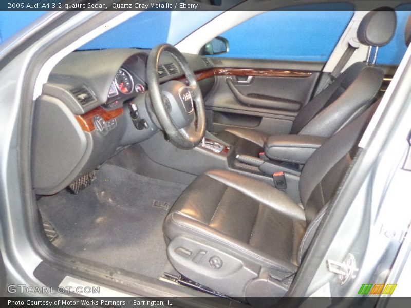 Quartz Gray Metallic / Ebony 2006 Audi A4 3.2 quattro Sedan