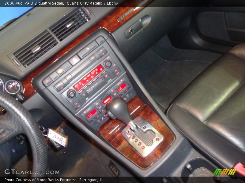 Quartz Gray Metallic / Ebony 2006 Audi A4 3.2 quattro Sedan