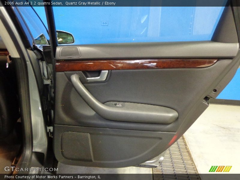 Quartz Gray Metallic / Ebony 2006 Audi A4 3.2 quattro Sedan