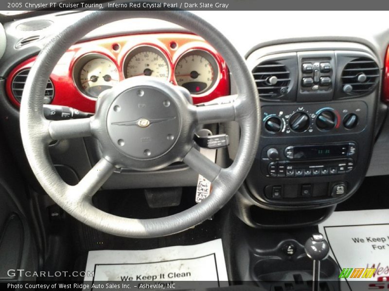 Inferno Red Crystal Pearl / Dark Slate Gray 2005 Chrysler PT Cruiser Touring