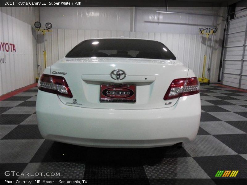 Super White / Ash 2011 Toyota Camry LE
