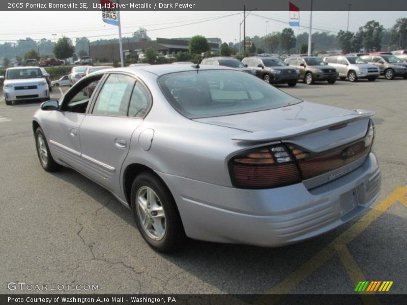 Liquid Silver Metallic / Dark Pewter 2005 Pontiac Bonneville SE