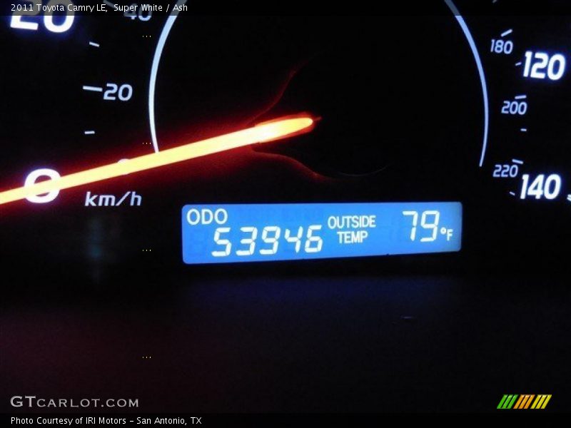 Super White / Ash 2011 Toyota Camry LE