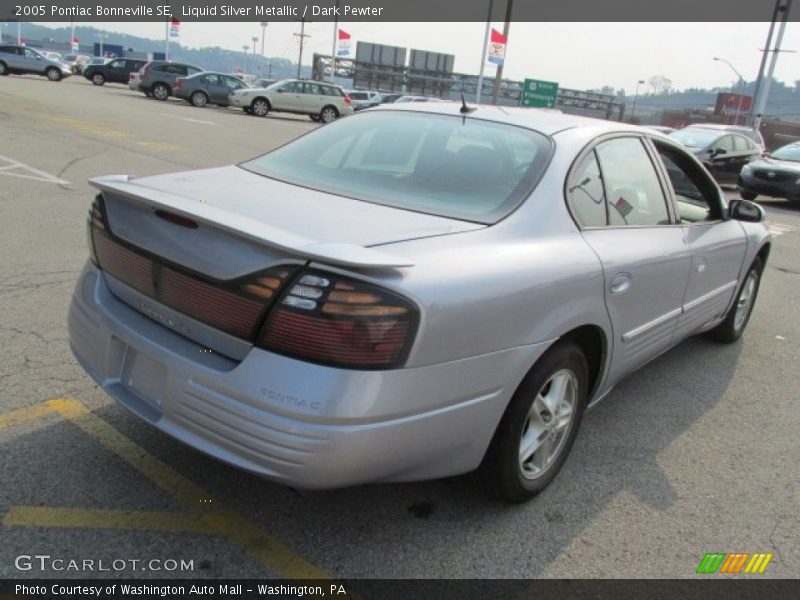 Liquid Silver Metallic / Dark Pewter 2005 Pontiac Bonneville SE