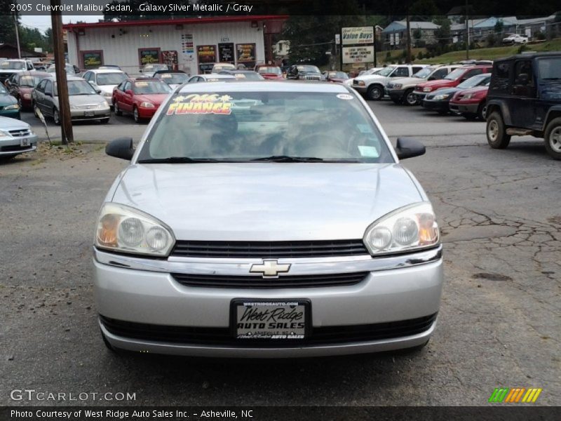 Galaxy Silver Metallic / Gray 2005 Chevrolet Malibu Sedan