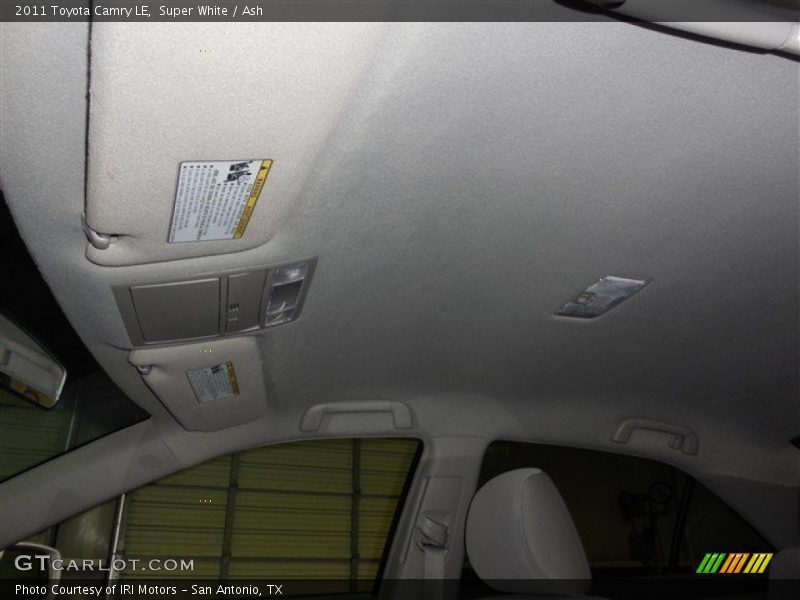 Super White / Ash 2011 Toyota Camry LE