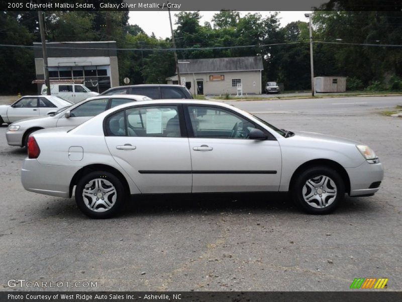 Galaxy Silver Metallic / Gray 2005 Chevrolet Malibu Sedan