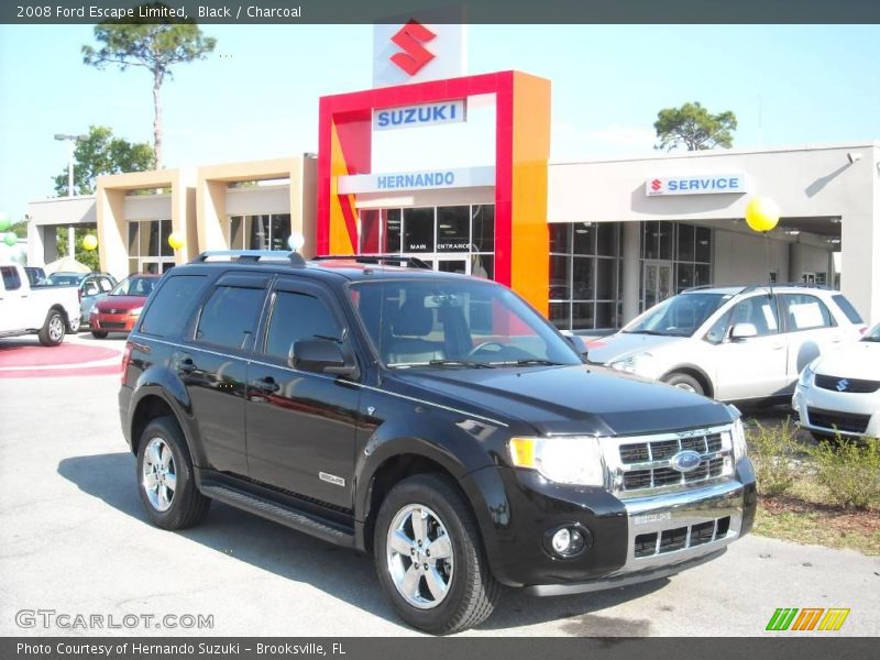 Black / Charcoal 2008 Ford Escape Limited