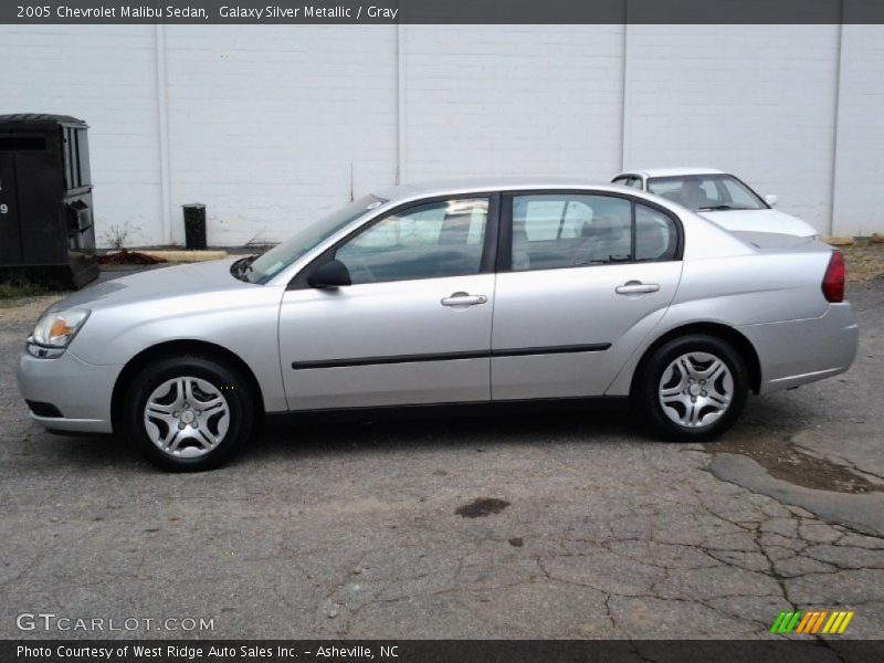 Galaxy Silver Metallic / Gray 2005 Chevrolet Malibu Sedan
