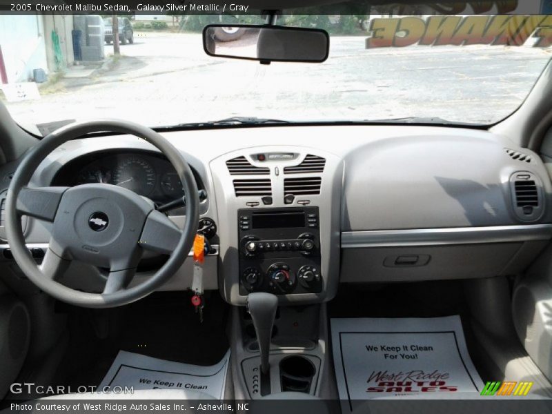 Galaxy Silver Metallic / Gray 2005 Chevrolet Malibu Sedan