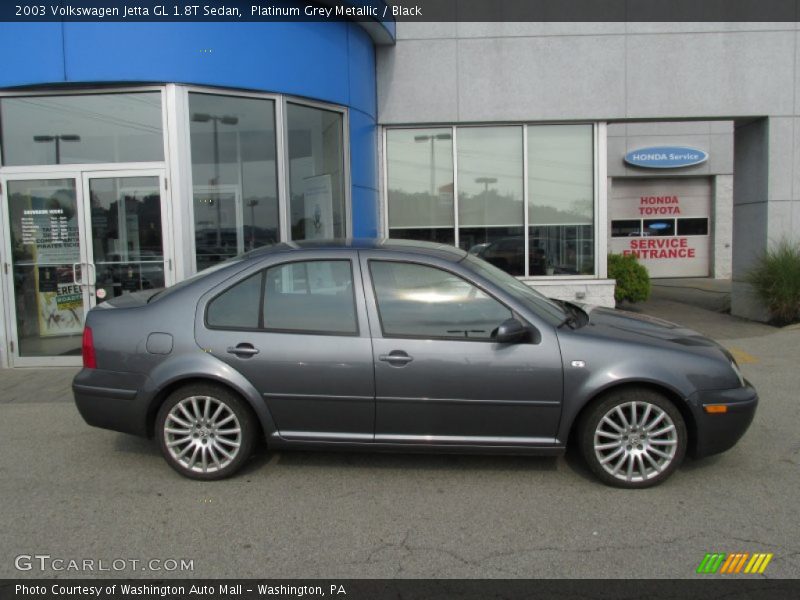 Platinum Grey Metallic / Black 2003 Volkswagen Jetta GL 1.8T Sedan