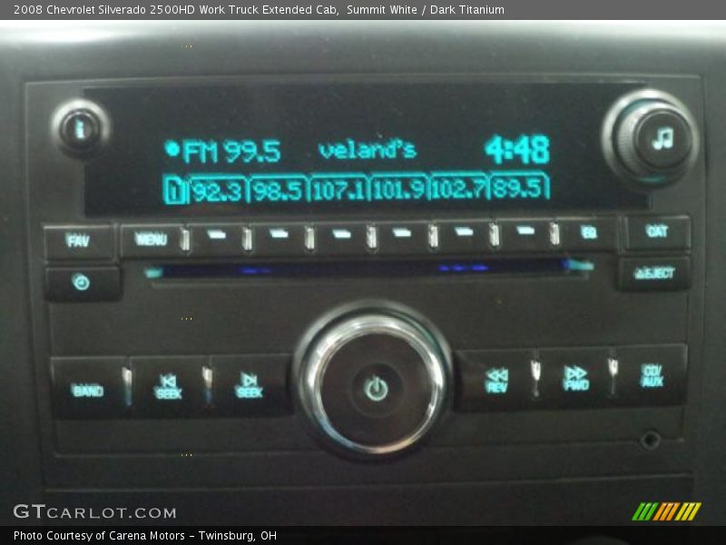 Summit White / Dark Titanium 2008 Chevrolet Silverado 2500HD Work Truck Extended Cab