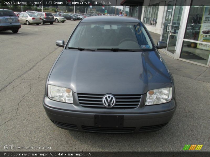 Platinum Grey Metallic / Black 2003 Volkswagen Jetta GL 1.8T Sedan