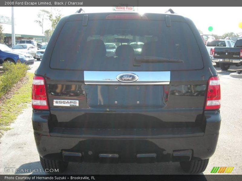Black / Charcoal 2008 Ford Escape Limited