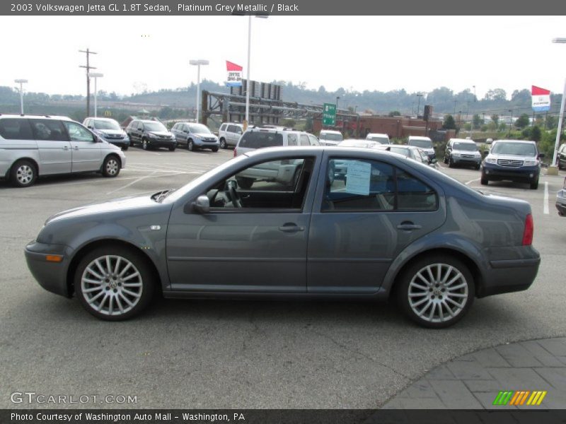 Platinum Grey Metallic / Black 2003 Volkswagen Jetta GL 1.8T Sedan