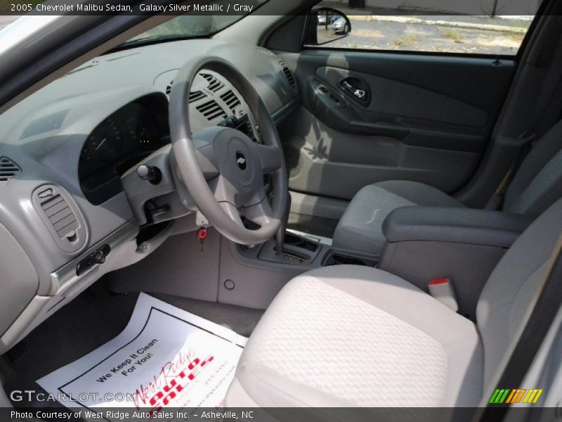 Galaxy Silver Metallic / Gray 2005 Chevrolet Malibu Sedan