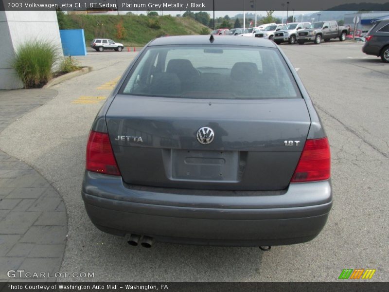 Platinum Grey Metallic / Black 2003 Volkswagen Jetta GL 1.8T Sedan