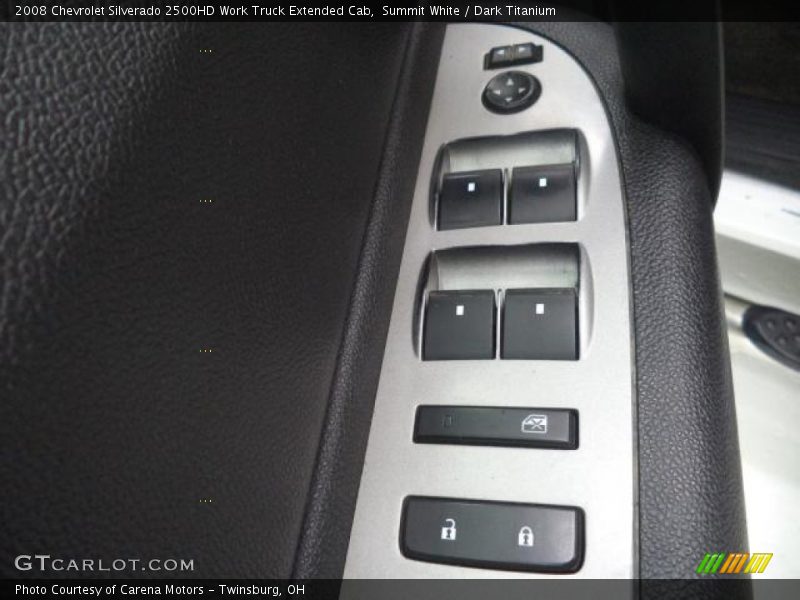 Summit White / Dark Titanium 2008 Chevrolet Silverado 2500HD Work Truck Extended Cab
