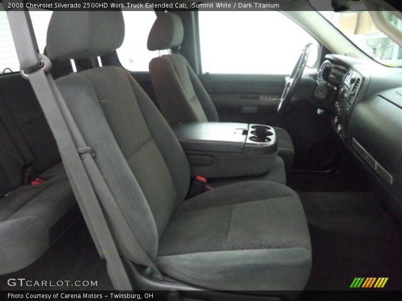Summit White / Dark Titanium 2008 Chevrolet Silverado 2500HD Work Truck Extended Cab