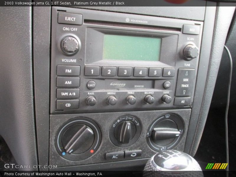 Platinum Grey Metallic / Black 2003 Volkswagen Jetta GL 1.8T Sedan