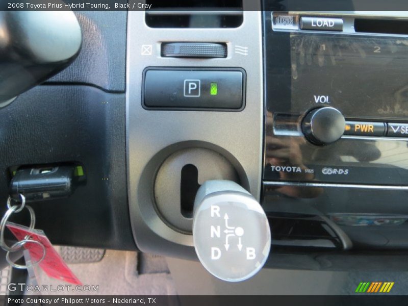 Black / Gray 2008 Toyota Prius Hybrid Touring