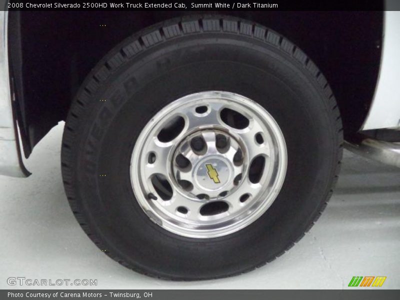 Summit White / Dark Titanium 2008 Chevrolet Silverado 2500HD Work Truck Extended Cab