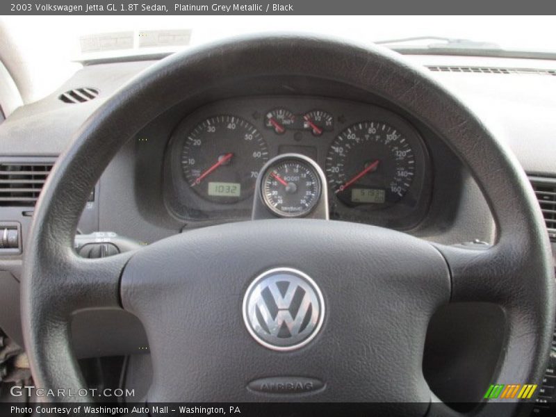 Platinum Grey Metallic / Black 2003 Volkswagen Jetta GL 1.8T Sedan