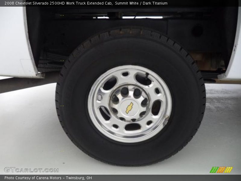Summit White / Dark Titanium 2008 Chevrolet Silverado 2500HD Work Truck Extended Cab