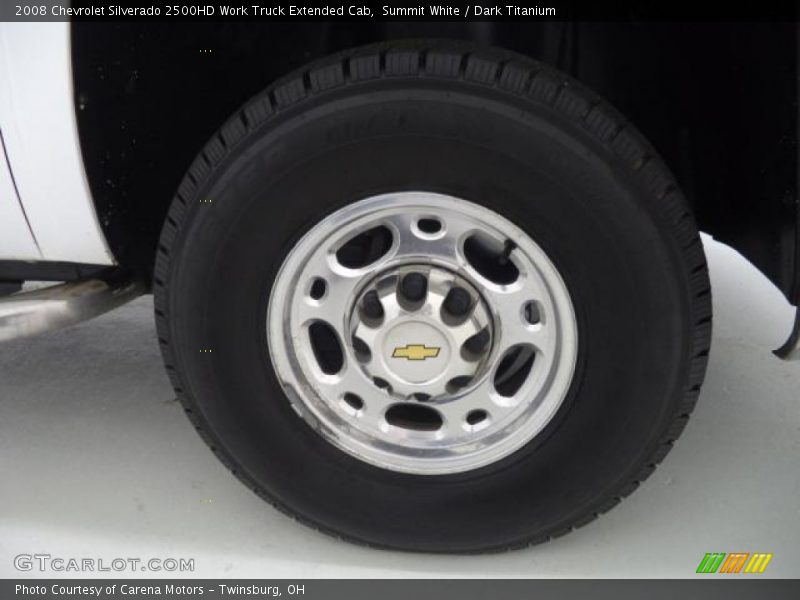 Summit White / Dark Titanium 2008 Chevrolet Silverado 2500HD Work Truck Extended Cab