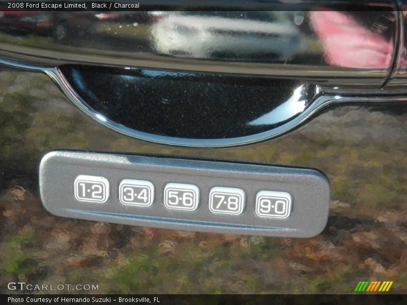 Black / Charcoal 2008 Ford Escape Limited