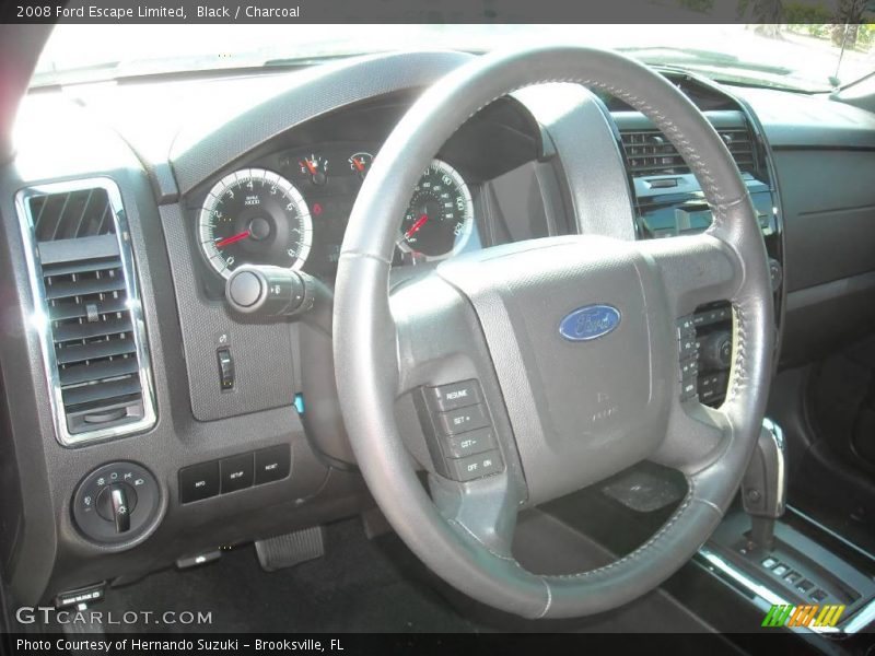 Black / Charcoal 2008 Ford Escape Limited