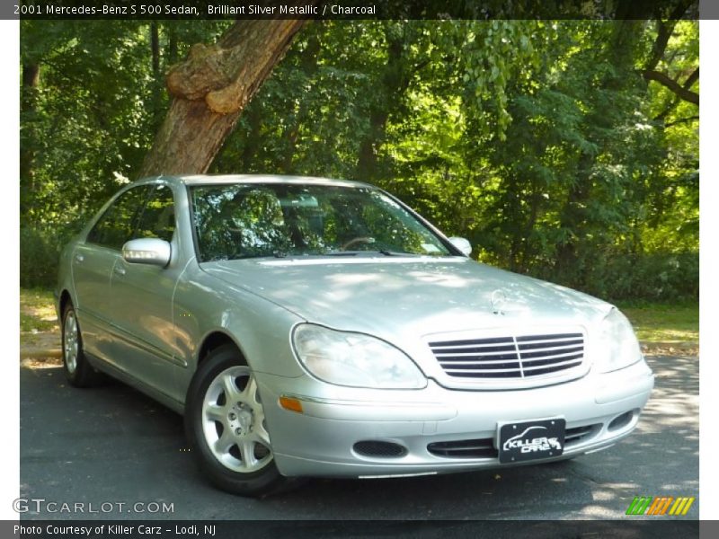 Brilliant Silver Metallic / Charcoal 2001 Mercedes-Benz S 500 Sedan