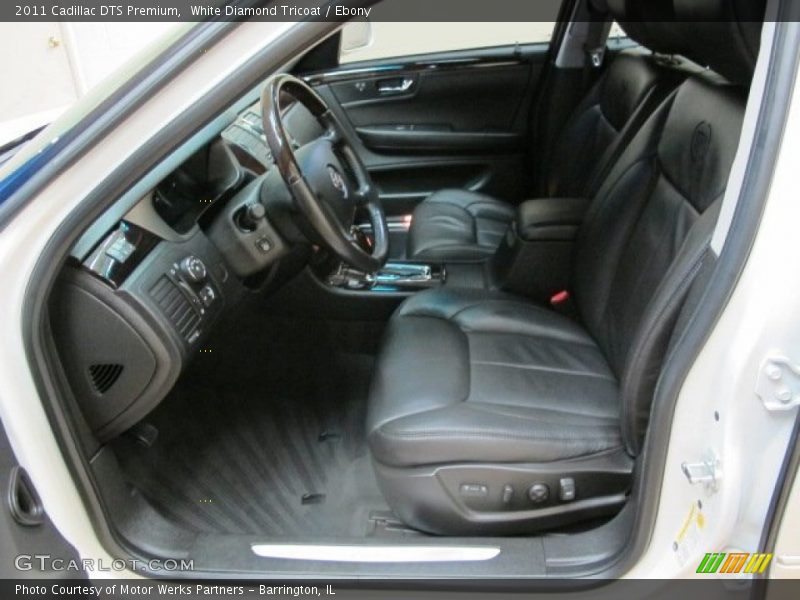 White Diamond Tricoat / Ebony 2011 Cadillac DTS Premium