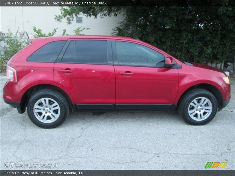 Redfire Metallic / Charcoal Black 2007 Ford Edge SEL AWD