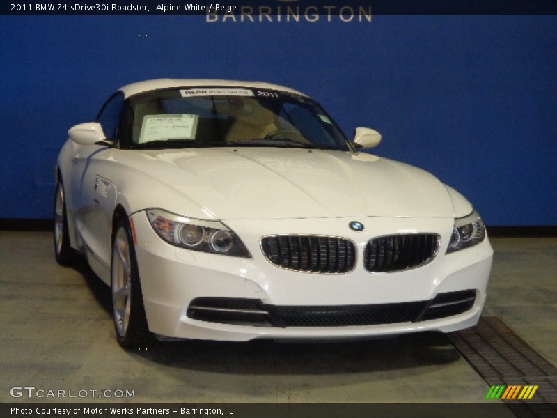 Alpine White / Beige 2011 BMW Z4 sDrive30i Roadster