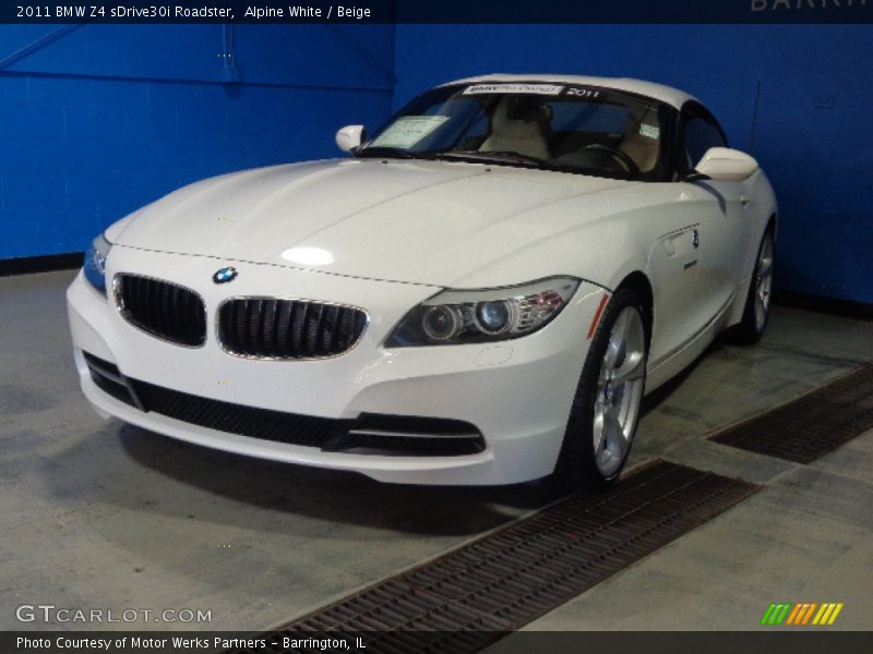 Alpine White / Beige 2011 BMW Z4 sDrive30i Roadster