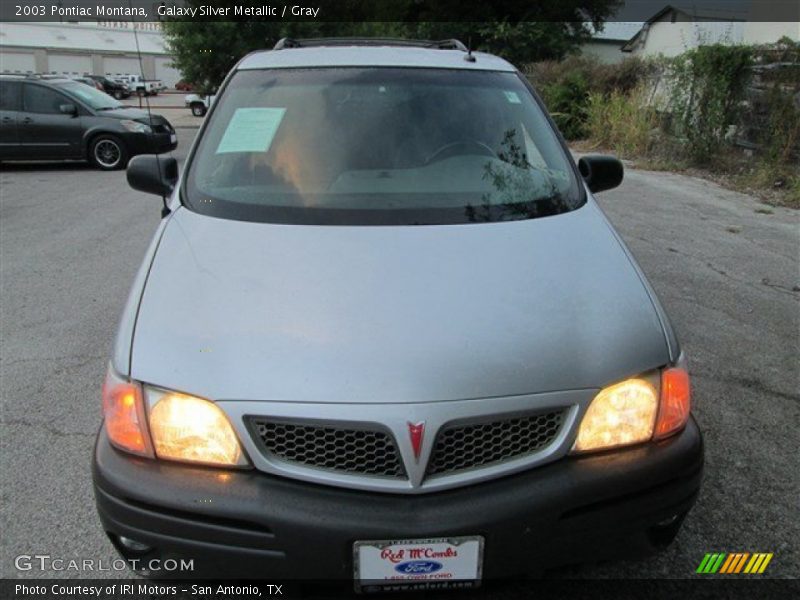 Galaxy Silver Metallic / Gray 2003 Pontiac Montana