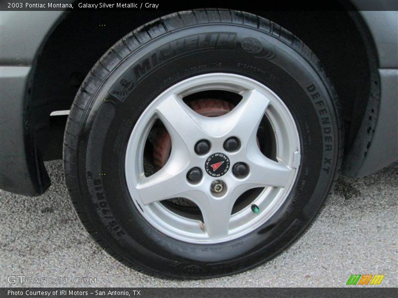 Galaxy Silver Metallic / Gray 2003 Pontiac Montana