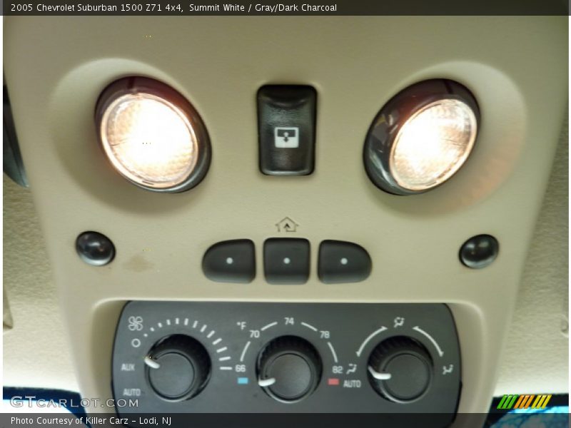 Summit White / Gray/Dark Charcoal 2005 Chevrolet Suburban 1500 Z71 4x4