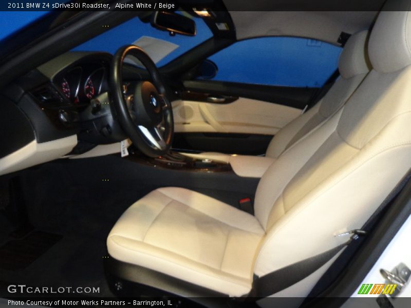 Alpine White / Beige 2011 BMW Z4 sDrive30i Roadster
