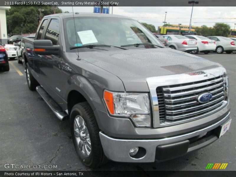 Sterling Grey Metallic / Steel Gray 2011 Ford F150 FX2 SuperCab