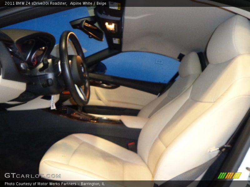 Alpine White / Beige 2011 BMW Z4 sDrive30i Roadster