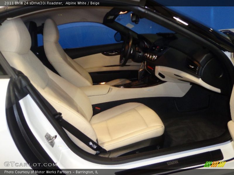 Alpine White / Beige 2011 BMW Z4 sDrive30i Roadster